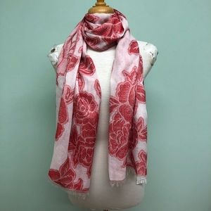 Pia Rossini | Women's Florrie Scarf | Floral | Red | OS